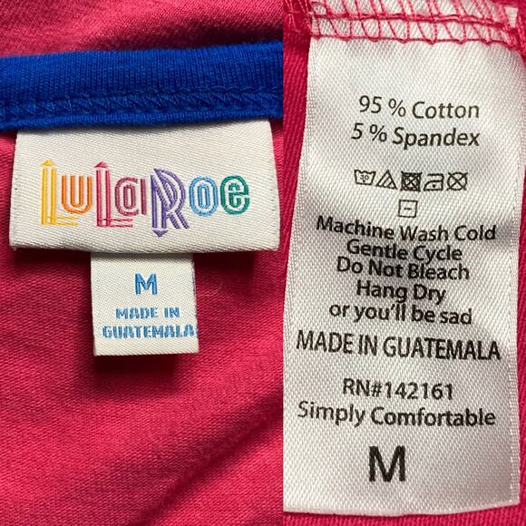 LuLaRoe Medium Ana Maxi Extra Long Dress Perfect For Tall Women Pink Fit Flare - Picture 7 of 16